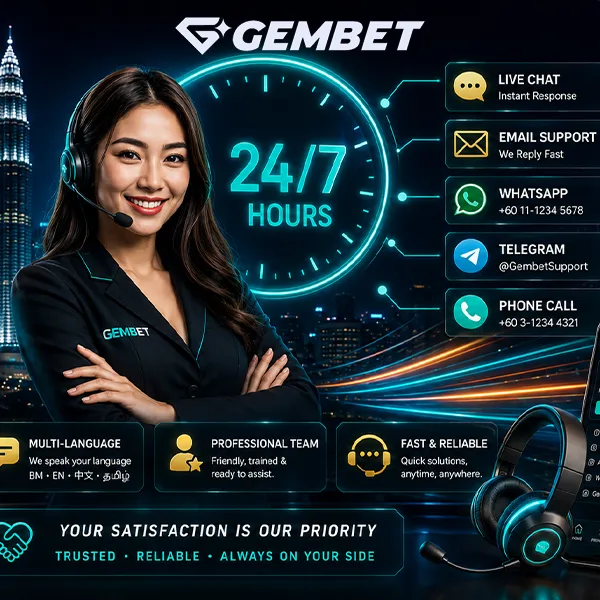 Our Overall Rating of Gembet Customer Service